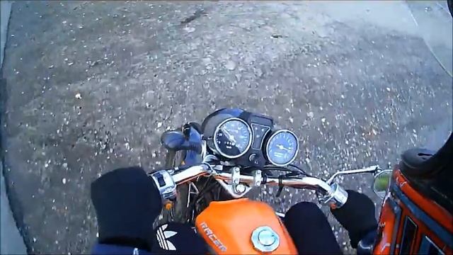Покатушки на альфе 110сс. Чуть не уе.... смотреть онлайн