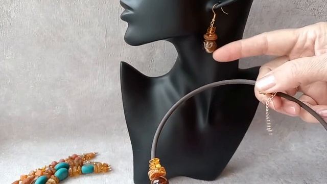 Украшения с янтарем смотреть онлайн