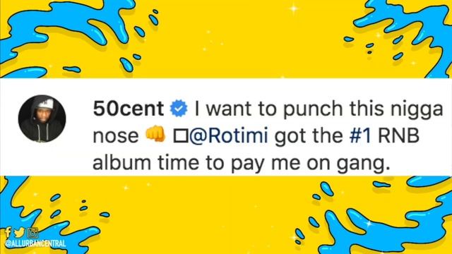 50 Cent Attacks Rotimi "You Owe Me $300K" смотреть онлайн