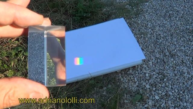 PRISMA DISPERSIVO equilatero 60° equilater prism смотреть онлайн