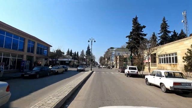 Прогулка по улицам города Имишли в Азербайджане смотреть онлайн
