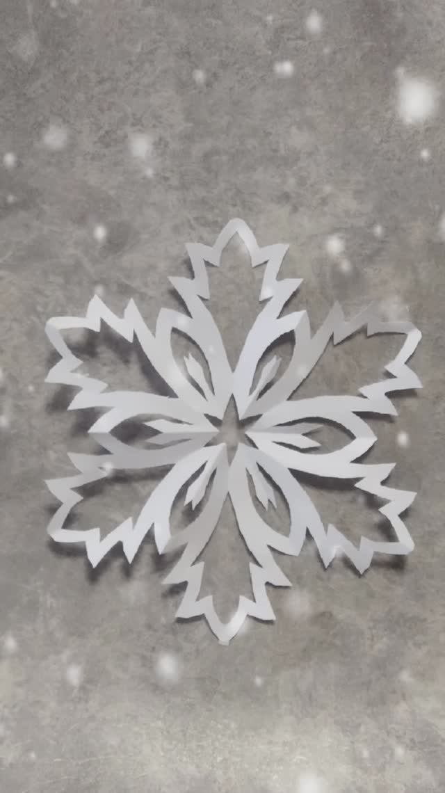 Как сделать бумажную снежинку смотреть онлайн