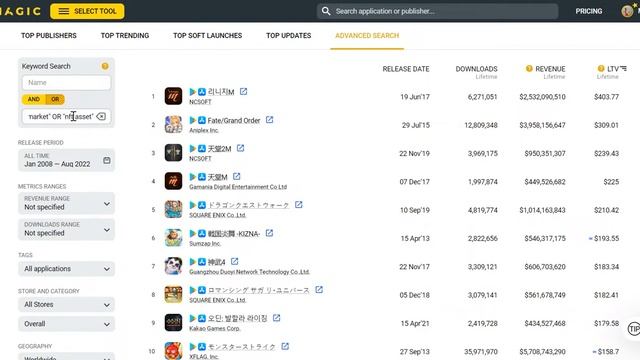 Addressing a narrow app market segment in AppMagic смотреть онлайн