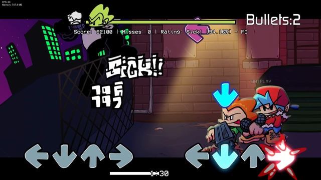 FNF Familiar Encounters - Pico & BF Vs Tankman (All Bullets Collected)(Pico Mod Jam)