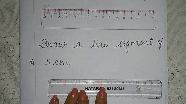 Maths for class 3,4,5 || Geometry || Construction Of A Line Segment With A Scale смотреть онлайн