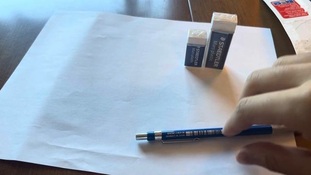 Unboxing Mars Technico 2.0mm Lead-holder ASMR | Staedtler 780 W/ Carbon Lead & Mars Plastic Eraser