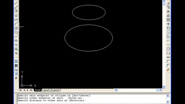 Tutorial mudah belajar AutoCAD Ellipse (Bahasa Indonesia) #autocadbasic смотреть онлайн