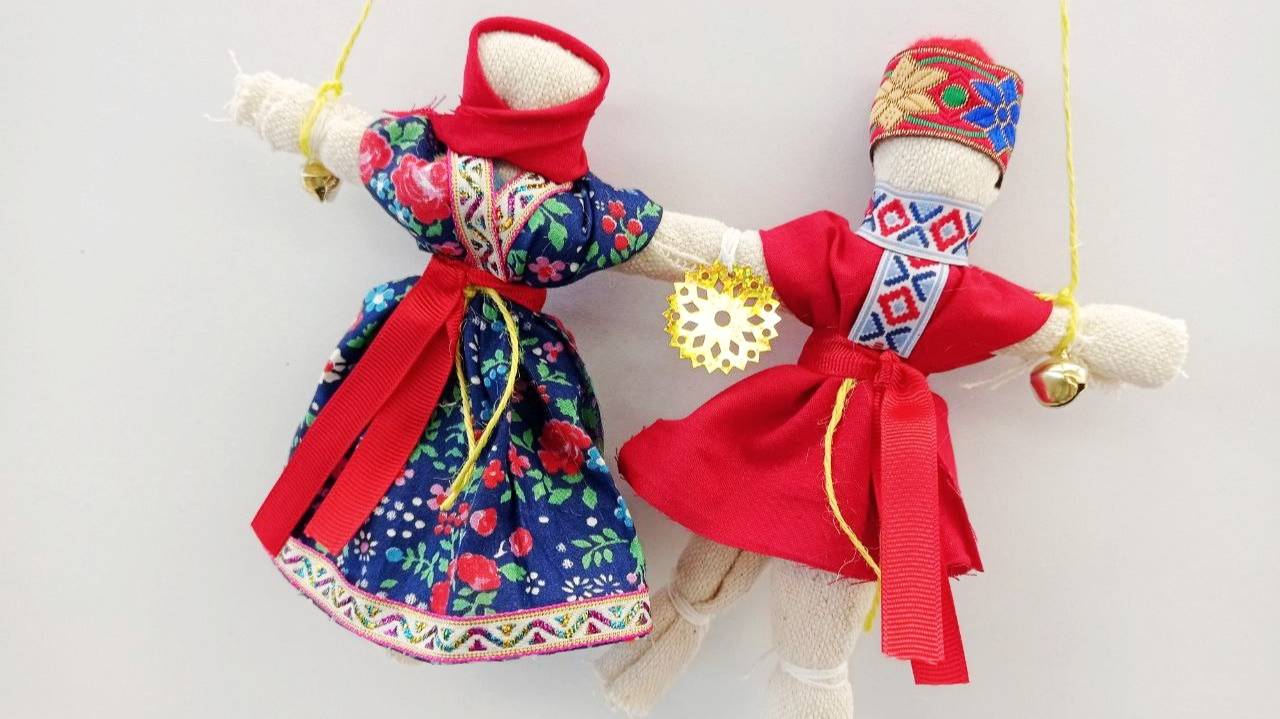 Народная кукла-мотанка "Ангел" смотреть онлайн