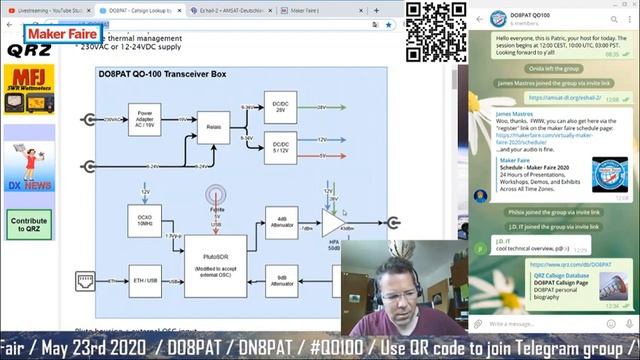 Virtually Maker Faire - Amateur Radio Operations Via QO-100 Geostationary Satellite смотреть онлайн