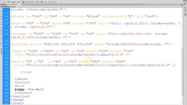 SVG Part 2 Rounded Rect Opacity смотреть онлайн