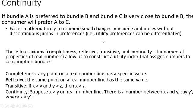 Axioms of Consumer Preference смотреть онлайн