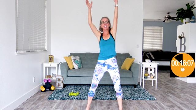 30 Minute LOW IMPACT Cardio + Weights WEIGHT LOSS Workout for Women over 50 смотреть онлайн