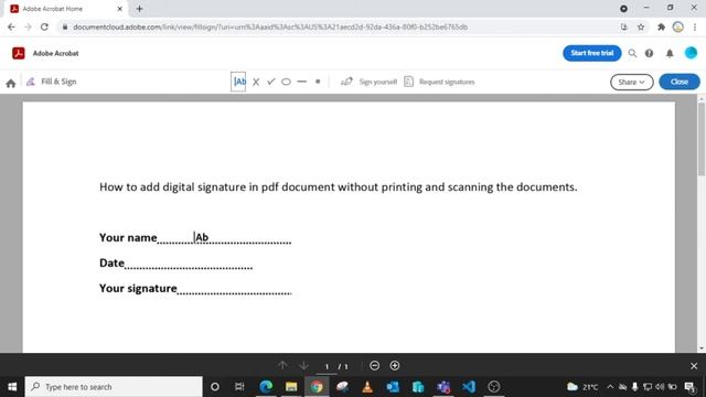 How To Add Electronic Signature To PDF Documents Using Adobe Acrobat смотреть онлайн