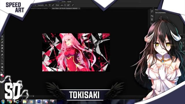 [Speed Art] Wallpaper Anime - Zero Two