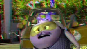 Побег Дар и О - Дом [2015]. 3D Анаглиф