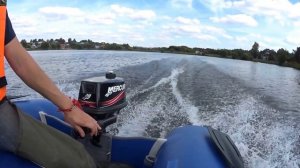 Гидра Дельта 380 и мотор 5 сил