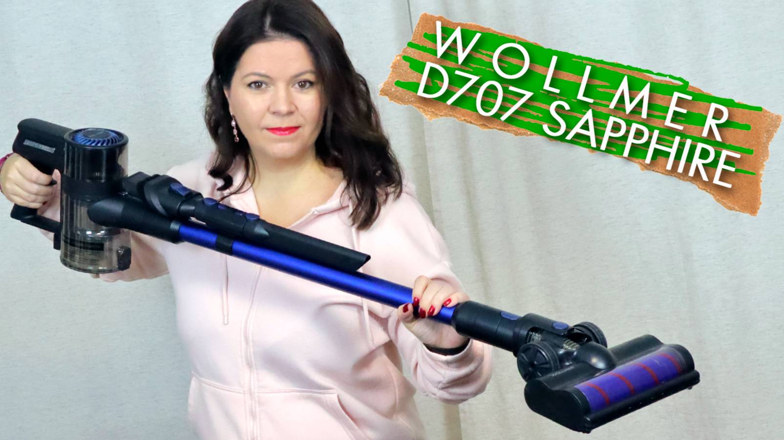 Обзор вертикального пылесоса Wollmer D707 Sapphire распаковка и впечатления смотреть онлайн