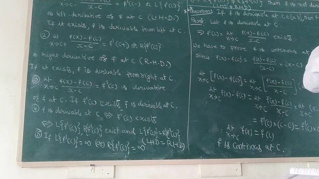 derivability def, if f is derivable at c then continuous at c(2) смотреть онлайн