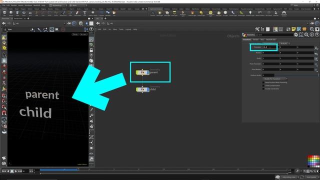 Camera Tracking Objects by Translation Position in Houdini смотреть онлайн