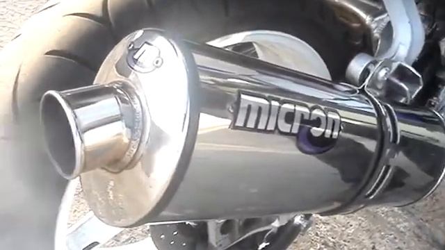 Micron wydech exhaust Suzuki GSXR 750 смотреть онлайн