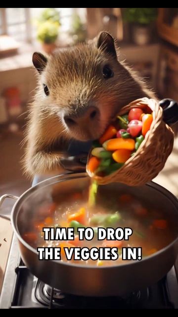 Капибара варит суп. смотреть онлайн