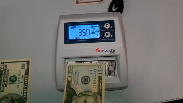 Детектор валют Cassida 3300 смотреть онлайн