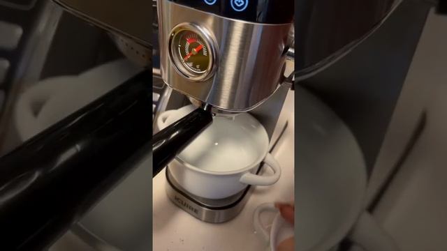 ICUIRE Espresso Machine, 20 Bar Compact Espresso Coffee Machine Review смотреть онлайн