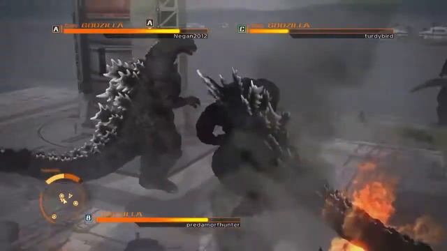 Godzilla ps4 online: Godzilla spiral breath & ring breath team up смотреть онлайн