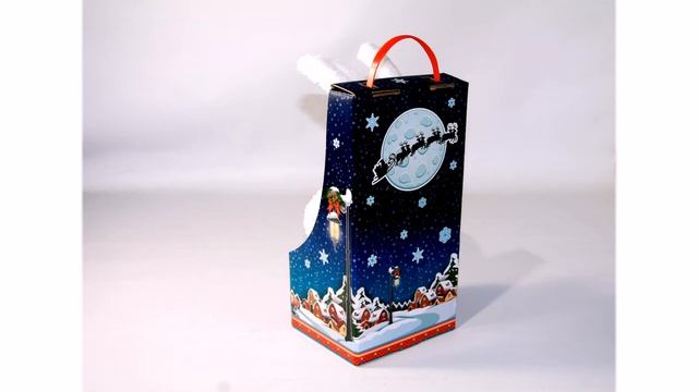 Сладкий новогодний подарок весом 300 грамм в мягкой упаковке смотреть онлайн