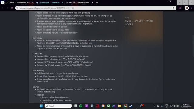 Huge CS2 Update - Left Hand, Overwatch, Dust 2 Back, Overpass Gone смотреть онлайн