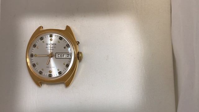 Наручные мужские часы Sekonda 27 jewels СССР позолоченные смотреть онлайн