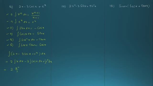 Class XII-integrals- 7.1 (Problems 16,17,18) смотреть онлайн