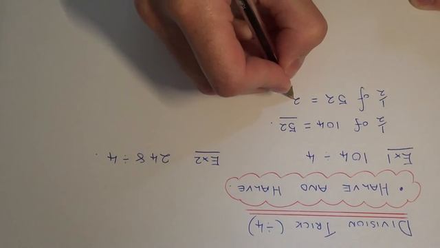 Maths Division Hack For Dividing By 4 (Fast Method For Division By 4) смотреть онлайн