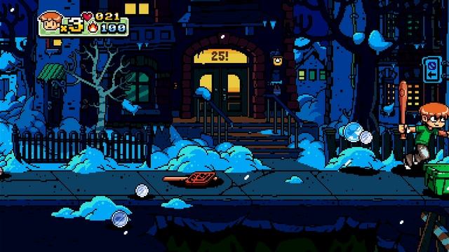 1'st minutes of the game Scott Pilgrim on Nintendo Switch смотреть онлайн