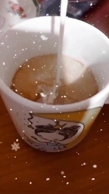 Вечерний кофе со сливками😍 смотреть онлайн