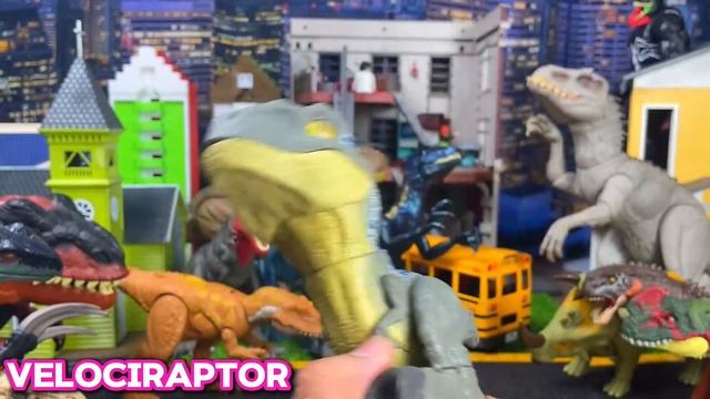 Amazing Jurassic World Dinosaurs | T-REX , Velociraptor, Spinosaurus, Triceratops,Pteranodon& More! смотреть онлайн