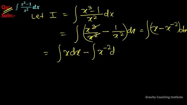 Q26 | Evaluate ∫(x^3-1)/x^2 dx | Integration of (x^3-1)/x^2 | Integral of (x^3-1)/x^2 dx | Class 12 смотреть онлайн