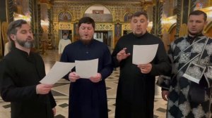 Хор «Миротворцы» поет «Чертог Твой вижду Спасе