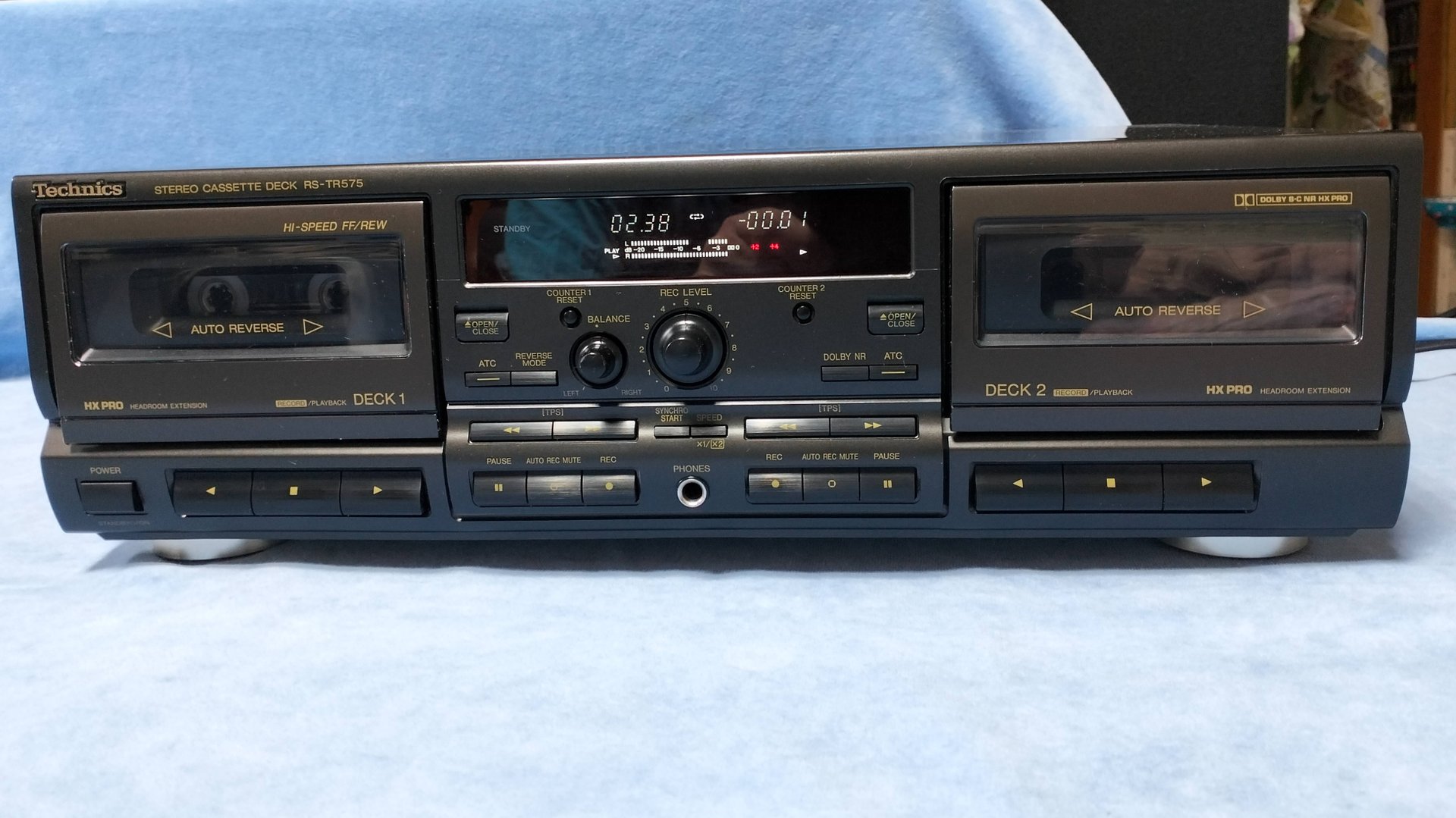 №039-Кассетная дека Technics RS-TR575, обзор работы смотреть онлайн