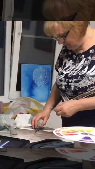 Рисуем Мандалы на курсе по Бацзы, стихия Металл смотреть онлайн