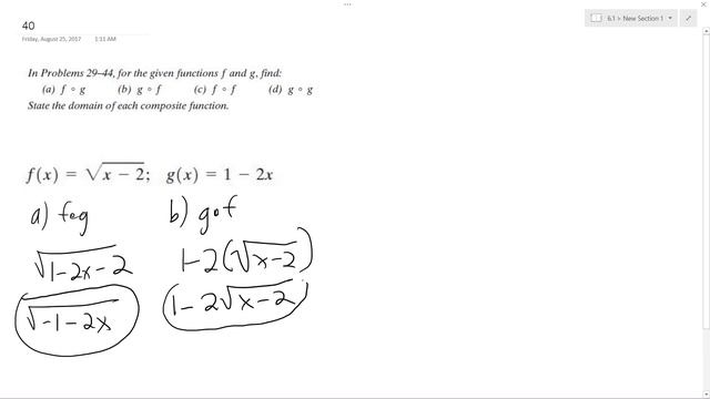 f(x) = sqrt(x-2), g(x)=sqrt(x-2) смотреть онлайн