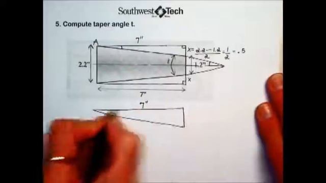 College Math - Trigonometry Chapter PS 19, “Trig Applications: Determine taper angle of a shaft”. смотреть онлайн