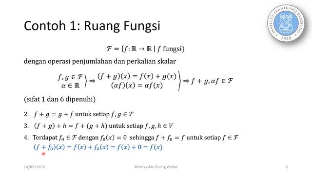 Subbab 6.1 (2/4) Ruang Vektor Umum смотреть онлайн