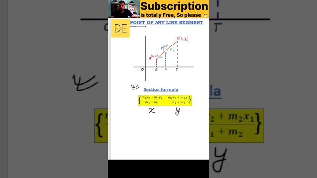 How to find a midpoint in any line segment ? #sectionformula #midpointformula #class10maths смотреть онлайн