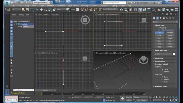 12c-(हिंदी - Hindi) 3Ds Max Editable Spline Boolean Mirror Command смотреть онлайн