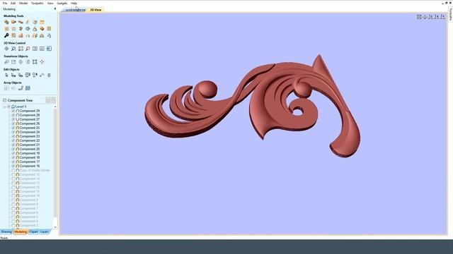Vectric Aspire ( The Scroll Of The Knight Ornamental Frame)