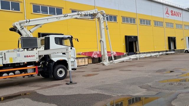 Автобетононасос SANY SY32 | Коррус Тех смотреть онлайн