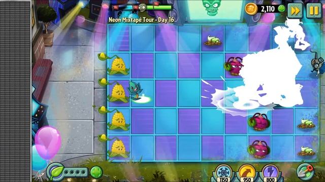 Plants vs. Zombies 2 Gameplay Walkthrough: Day 16 (Neon Mixtape Tour) смотреть онлайн