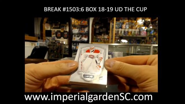 BREAK #1503 : 6 BOX CASE BREAK 18-19 UD THE CUP NHL HOCKEY BOX смотреть онлайн