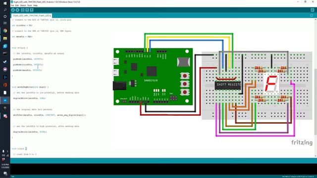 Lesson 27 74HC595 And 7 Segment Display смотреть онлайн